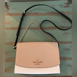 Kate Spade Crossbody Multicolor Blush/White/Black (EUC)